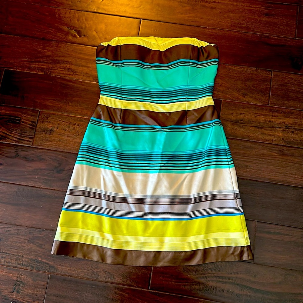 Silk Strapless Dress